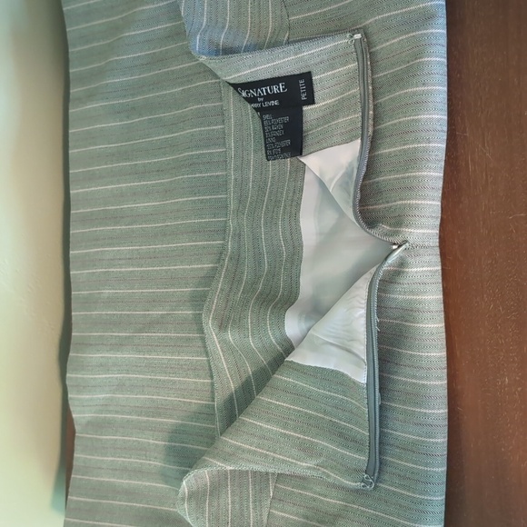 NWT ⭐ 3 Piece SIGNATURE Suit by Larry Levine Chic Gray Pinstripe - Picture 4 of 14